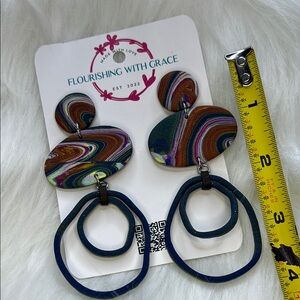 Multicolor Statement Earrings